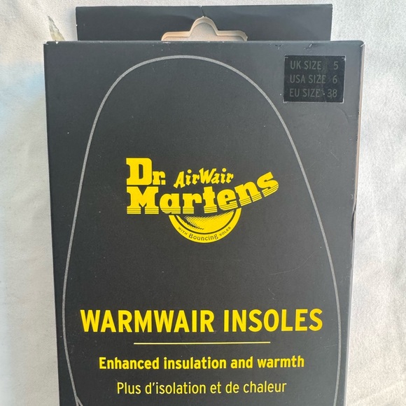 Dr. Martens WarmWair Insoles Black Women's US Size 6 - Picture 3 of 9